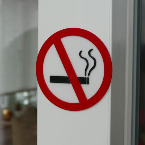 Schild Rauchverbot