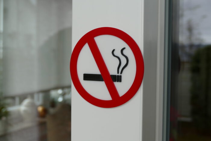 Schild Rauchverbot