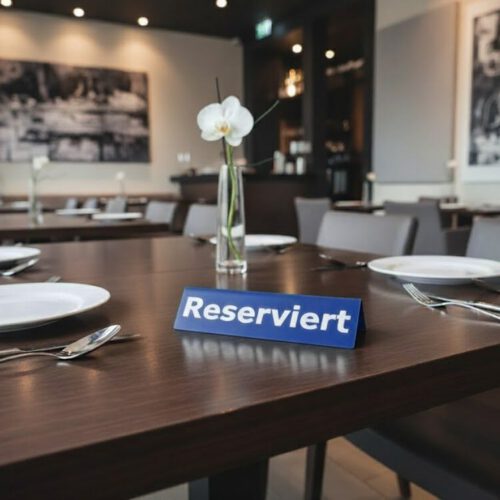 Reserviert-Schild