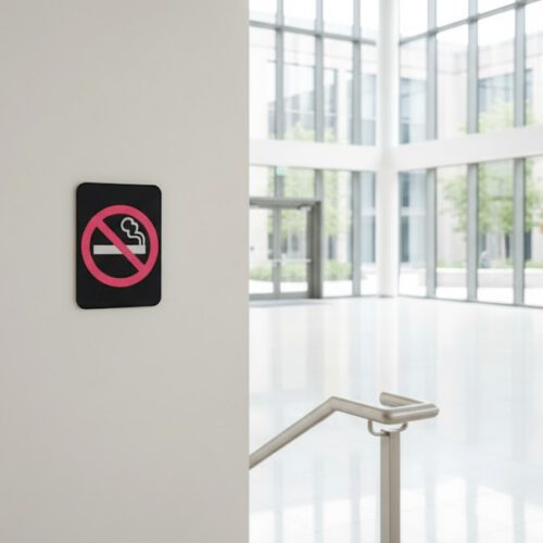 Schild Rauchverbot