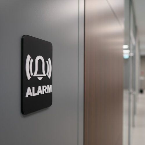 Alarm Schild