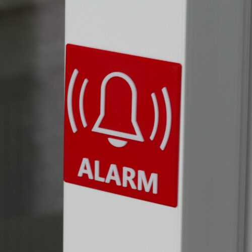 Alarm Schild