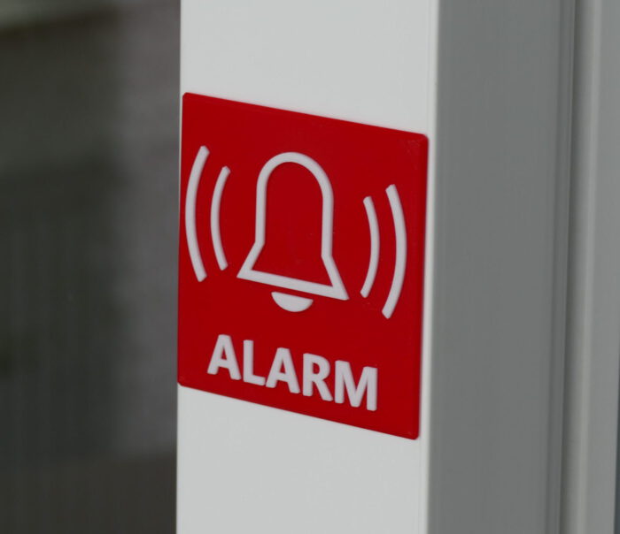 Alarm Schild