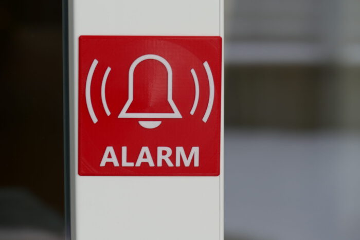 Alarm Schild – Bild 2