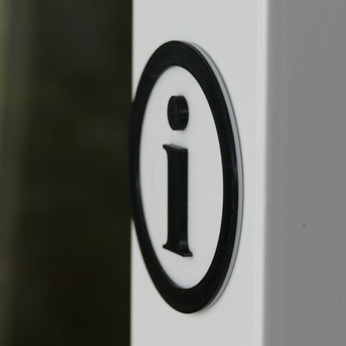 Info Schild