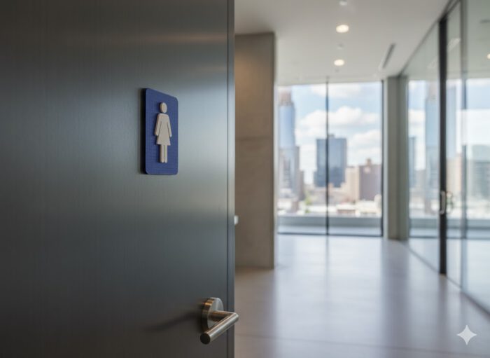 WC Damen_blau_weiß