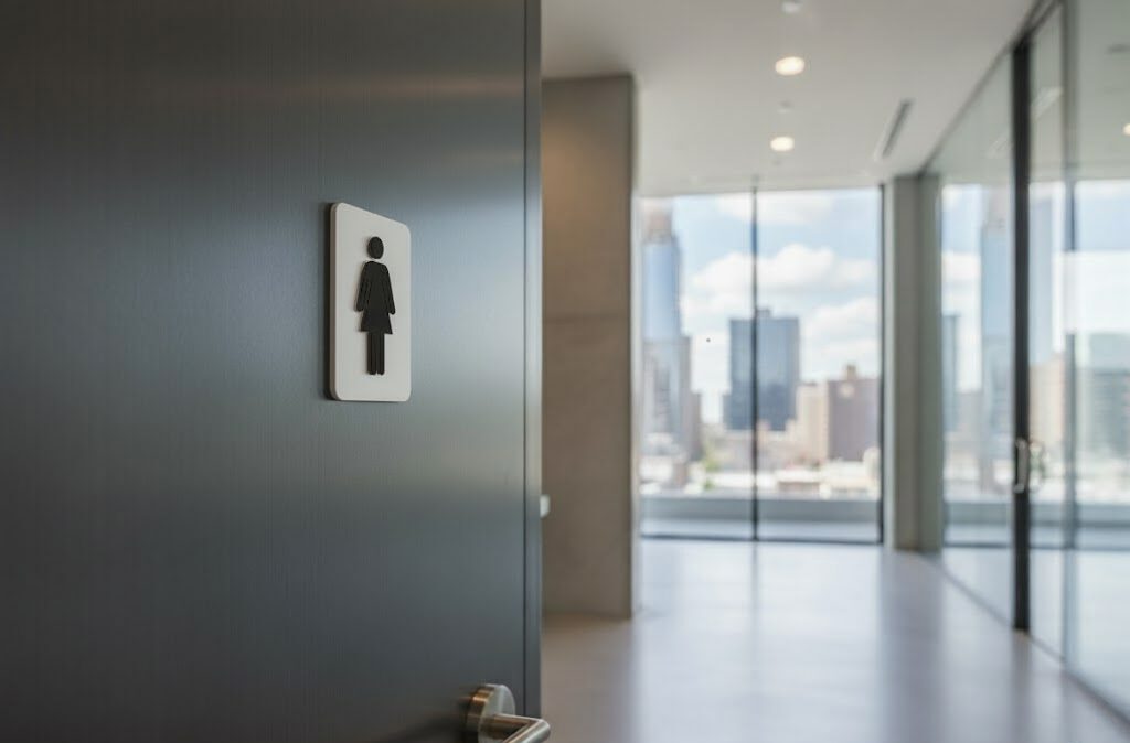 WC Damen_weiß schwarz
