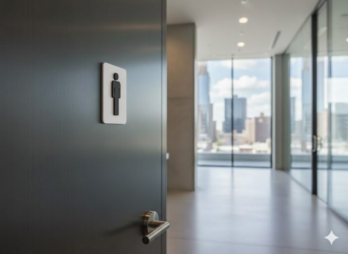 WC Schild Herren – Bild 3