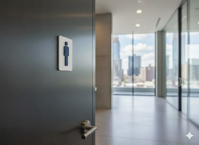 WC Schild Herren – Bild 4