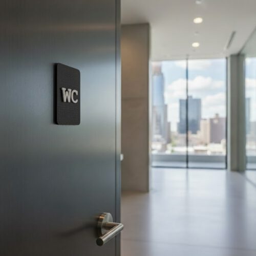 WC schwarz weiß