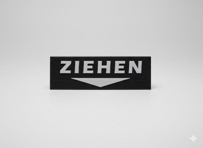 Ziehen Schild – Bild 2