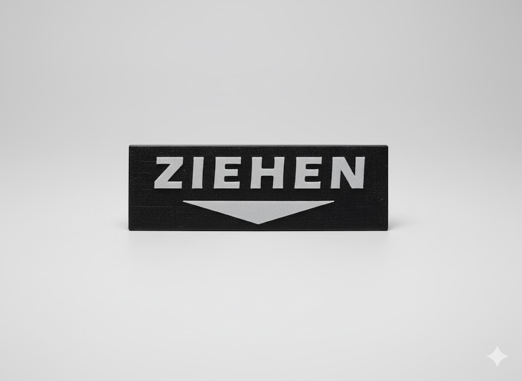 Ziehen Schild – Bild 2