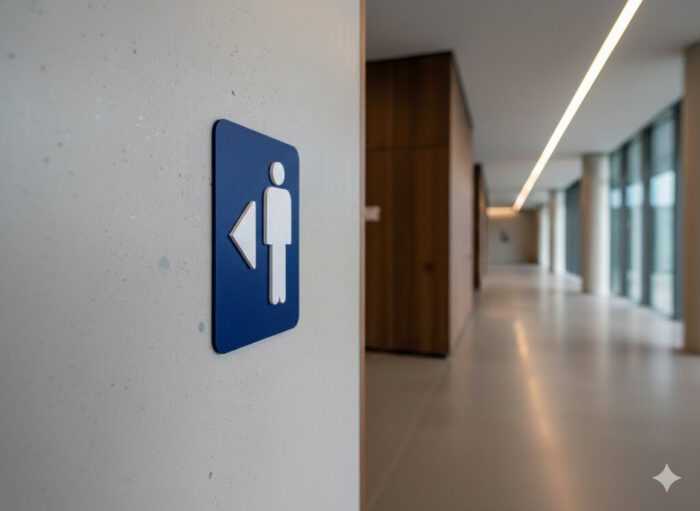 WC Schild Herren | Links – Bild 2