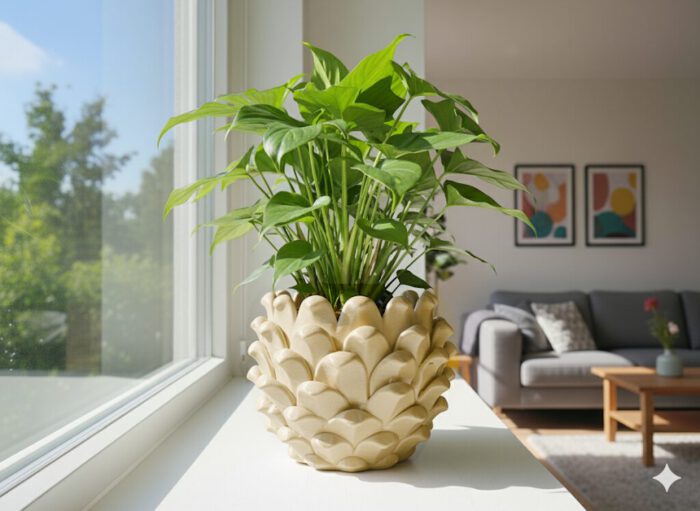 Einzigartiger Blumen-Übertopf Frechzapf – Bild 4