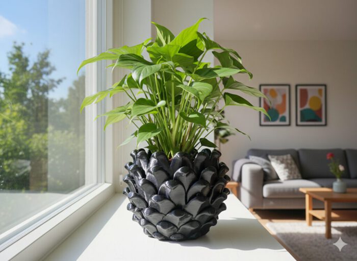 Blumentopf_Frechzapf_Schwarz