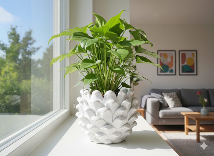 Einzigartiger Blumen-Übertopf Frechzapf – Bild 2