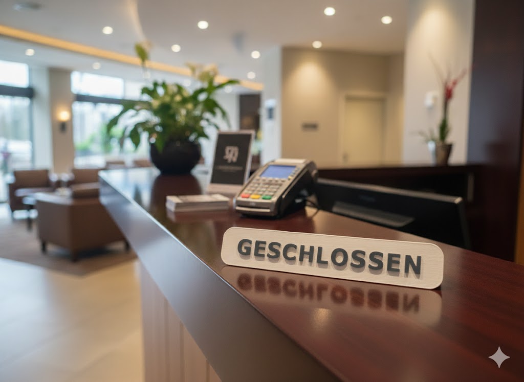 Geschlossen Aufsteller 2 Geschlossen Aufsteller – Bild 2