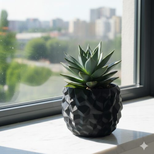 Topf_Pinea_Schwarz