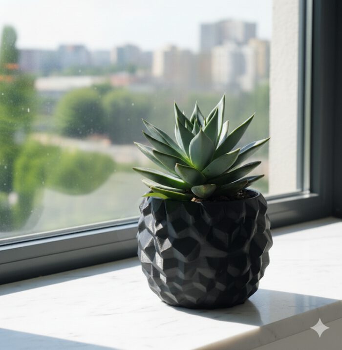Topf_Pinea_Schwarz