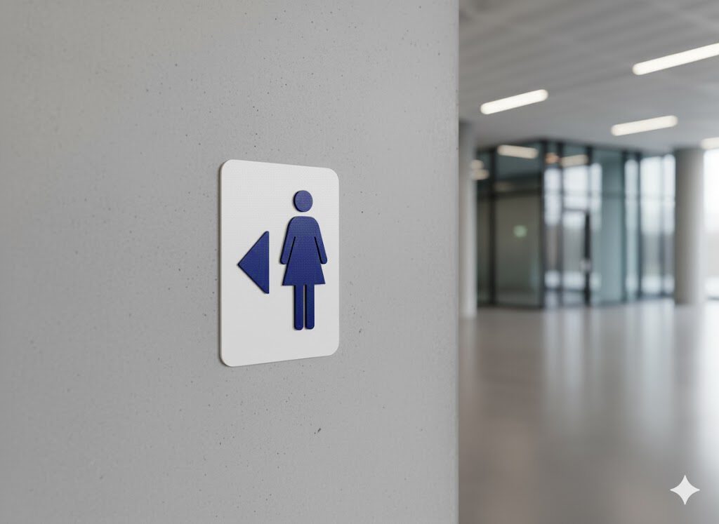 WC Schild Damen | Links – Bild 6
