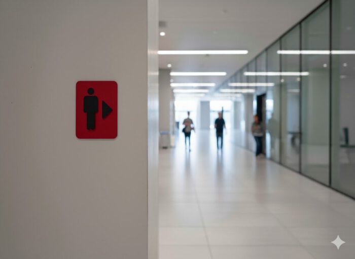 WC Schild Herren | Rechts – Bild 5