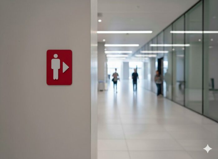 WC Schild Herren | Rechts – Bild 6