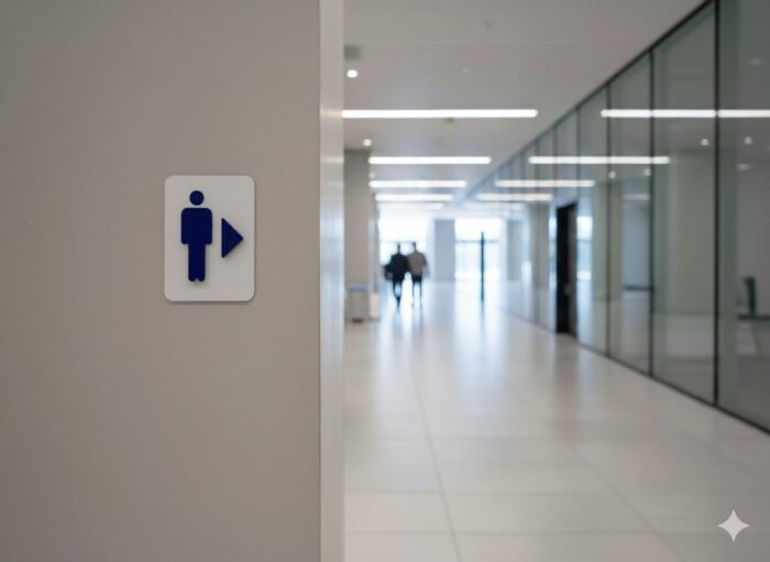 WC Schild Herren | Rechts – Bild 4