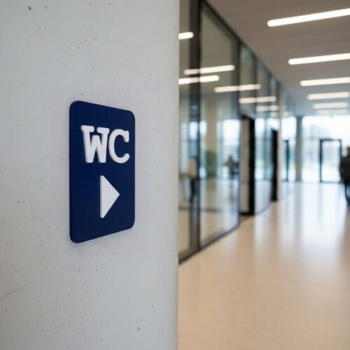 WC Schild | Rechts