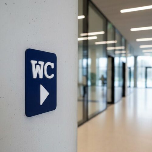 WC Schild | Rechts