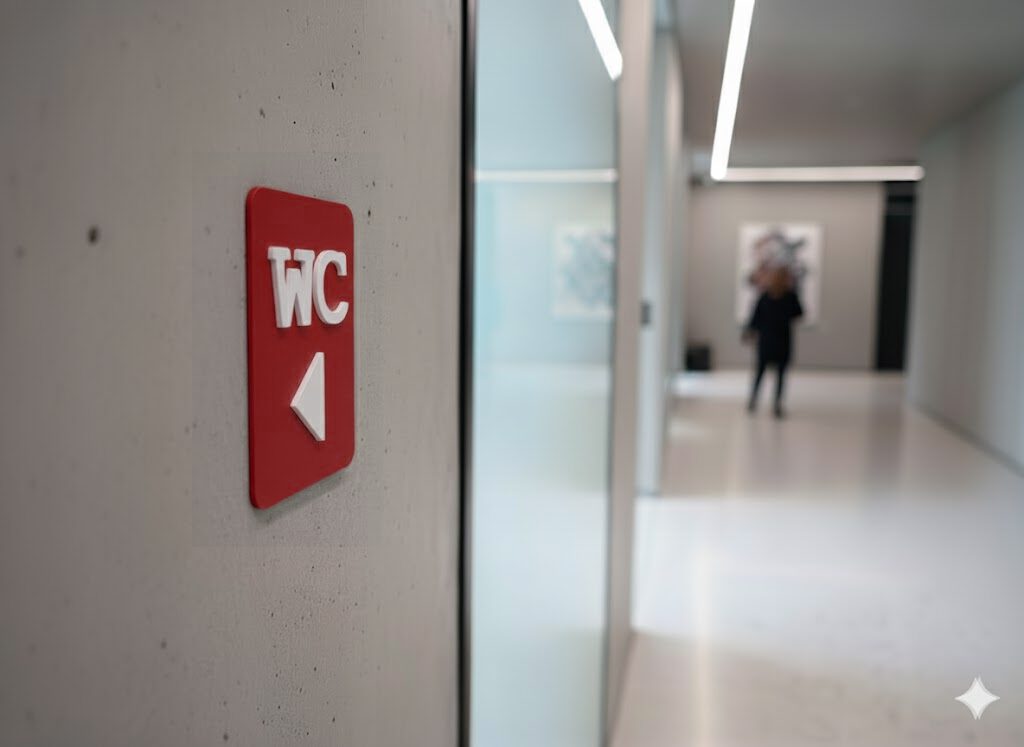 WC Schild | Links – Bild 3